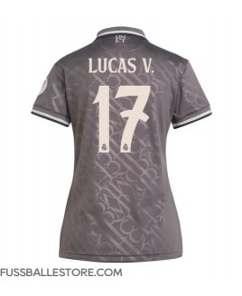 Günstige Real Madrid Lucas Vazquez #17 3rd trikot Damen 2024-25 Kurzarm